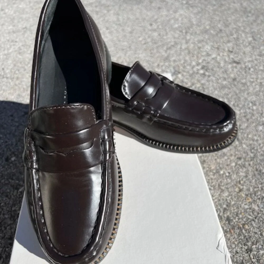 Freda Salvador Elba Penny Loafer in "Espresso", Women's Size 8 - Picture 1 of 8